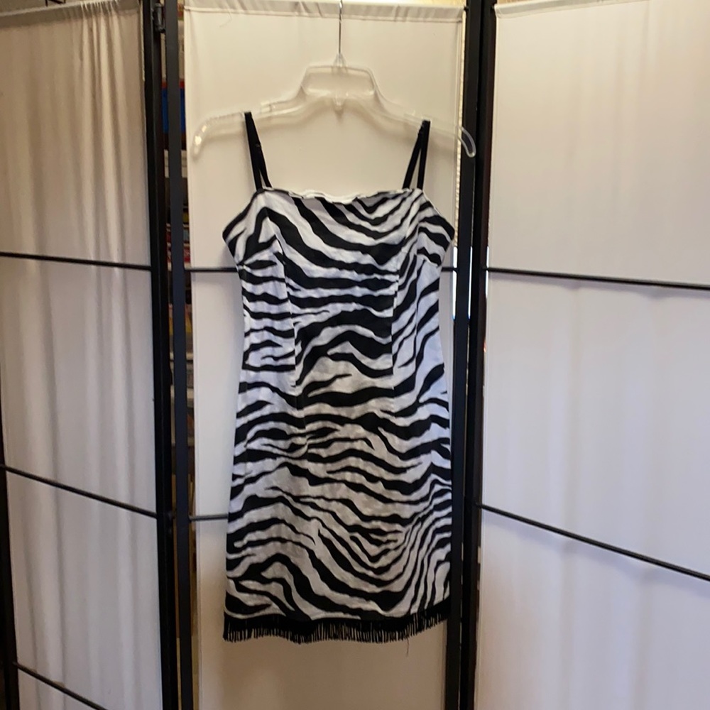 Zebra Mini Dress